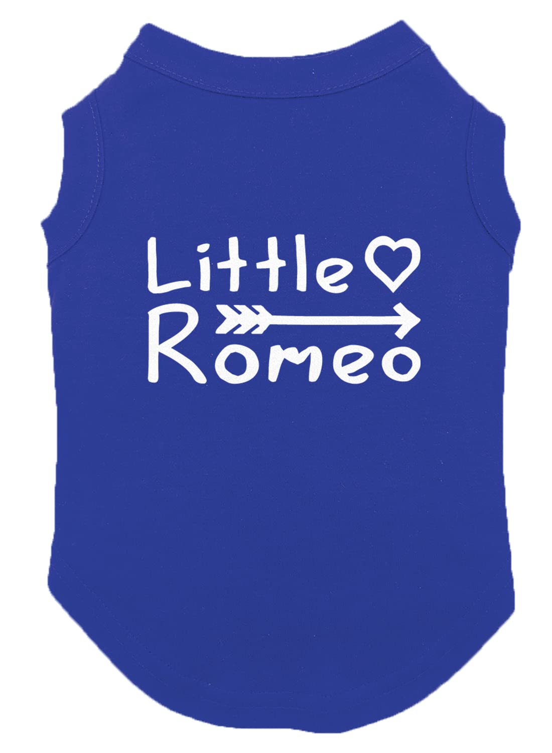Little Romeo - Stud Handsome Cute Juliet Love Dog Shirt (Royal Blue, X-Small)