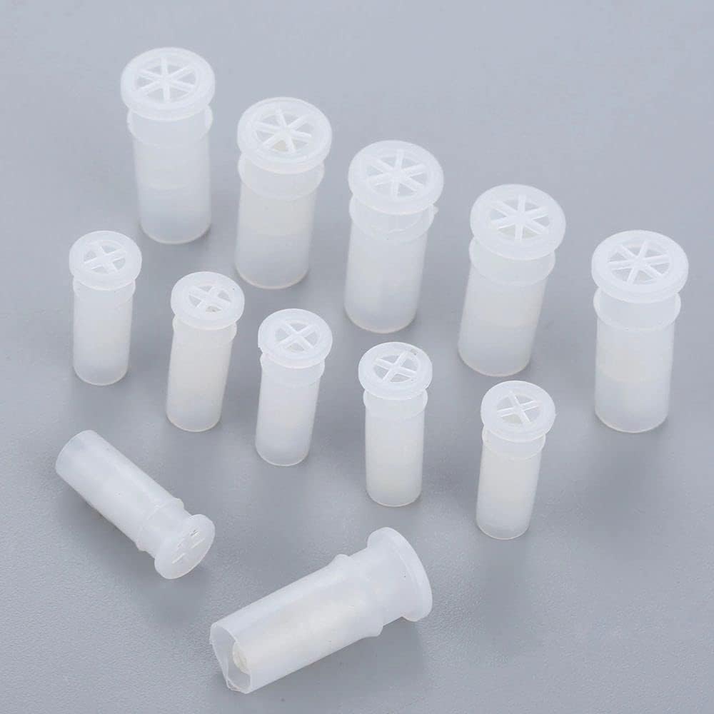 Jinshining 100 Pcs Noise Makers Insert Squeakers, Plastic Dog Squeaky Toy Whistles,Insert Replacements Diy Accessories Toys,Dog 