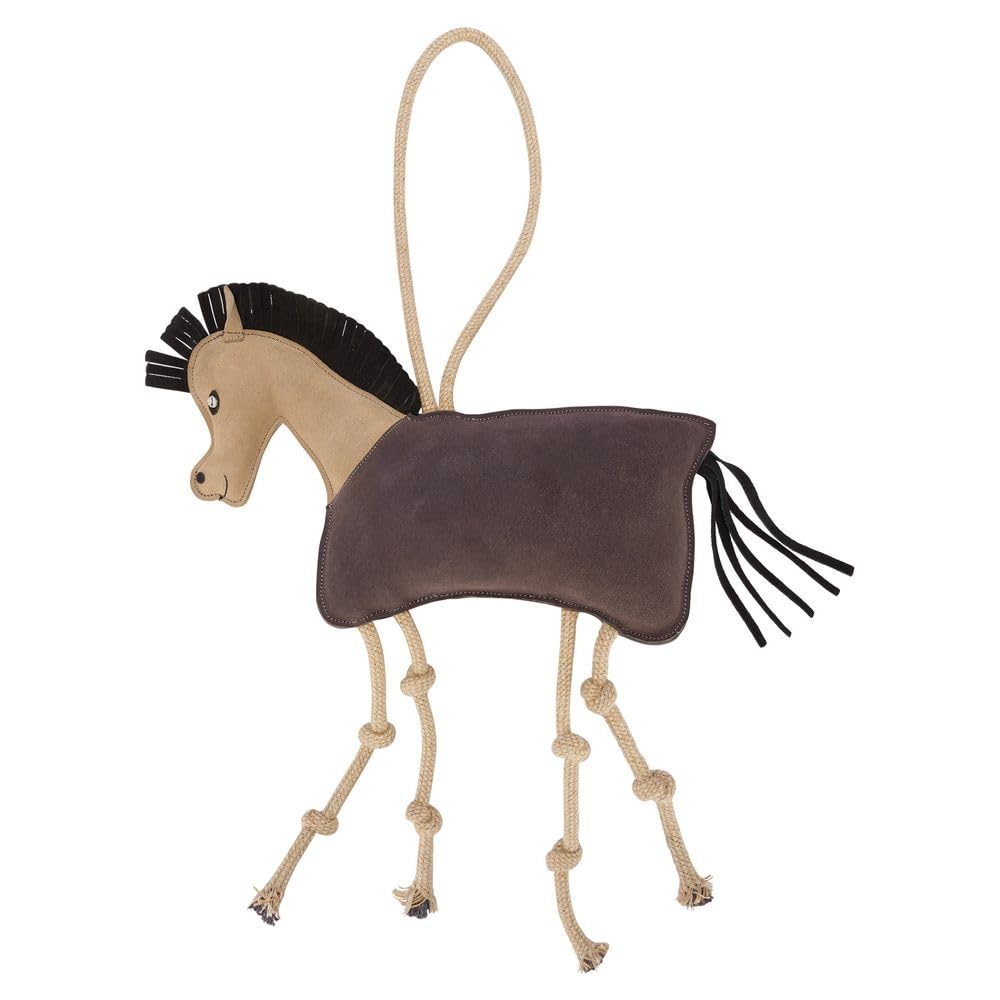 Schneiders Stable Toys for Horses | Durable 3D Horse Enrichment Toys for Stall Play or Travel | Suede Shell, Polyfill & Rope Leg