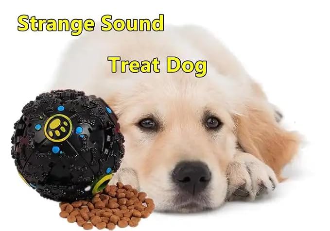 Branded Dog Cat Squeaky Ball Toy Training Chew Sound Activity Toy Dia. 7.5cm (3 Pc Set)