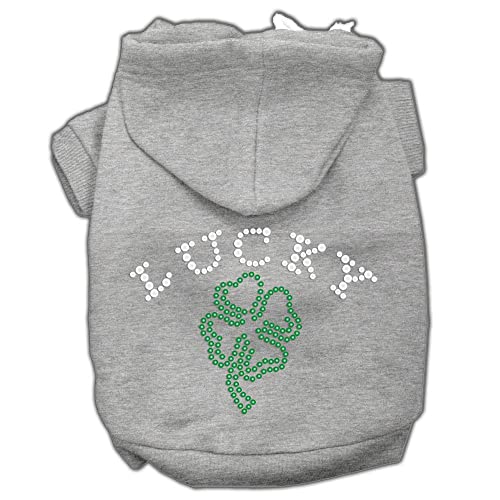 Mirage Pet Products 20-Inch Four Leaf Clover Outline Hoodies, 3X-Large, Pink