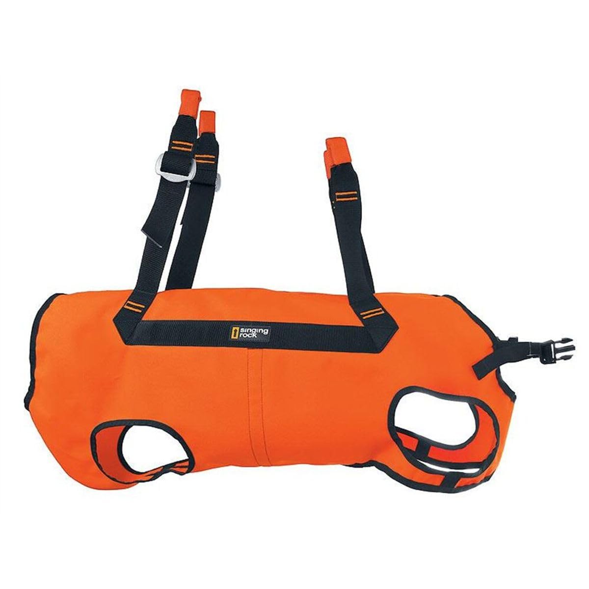 Singing Rock Laika Dog Harness - Nylon, Unique Size, Orange/Black, Model W0005YB09