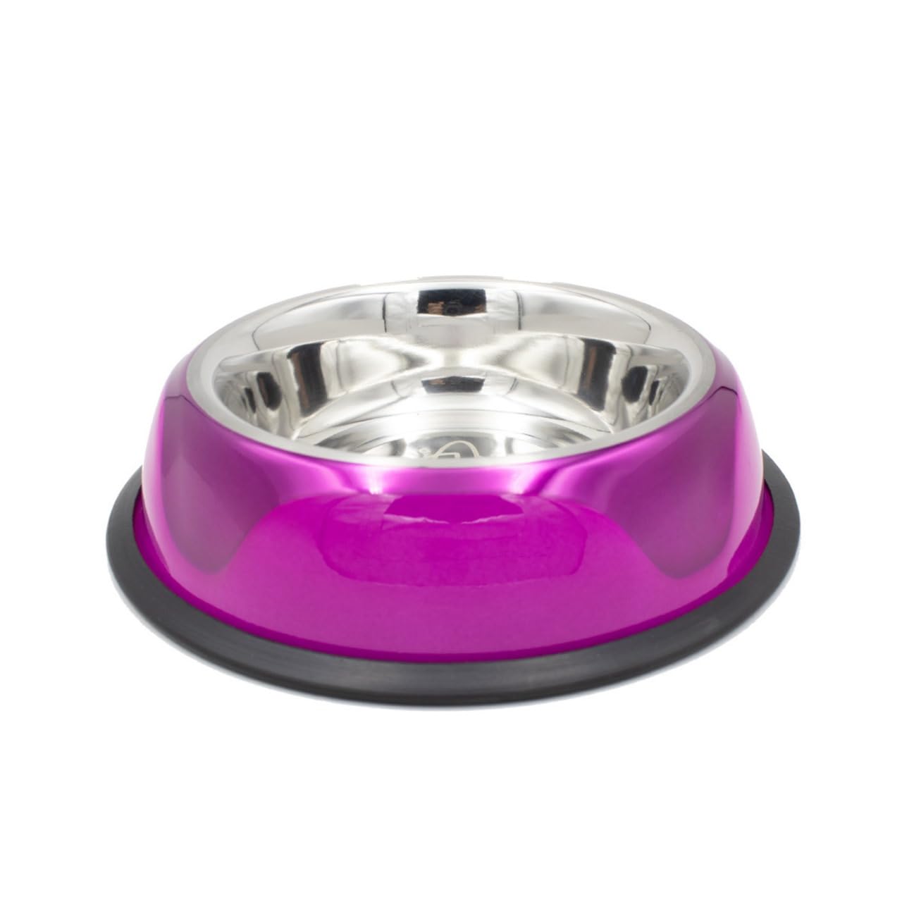 The Pet Dimension Dog Bowl, AntiSkid Stainless Steel Bowls For Puppy And Cat, Gifts For Dogs Birthday, NonSkid Rubber Bottom F