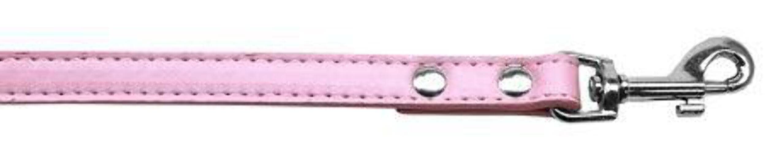 Mirage Pet Products Premium Plain Pet Leash, 1/2" x 6', Black