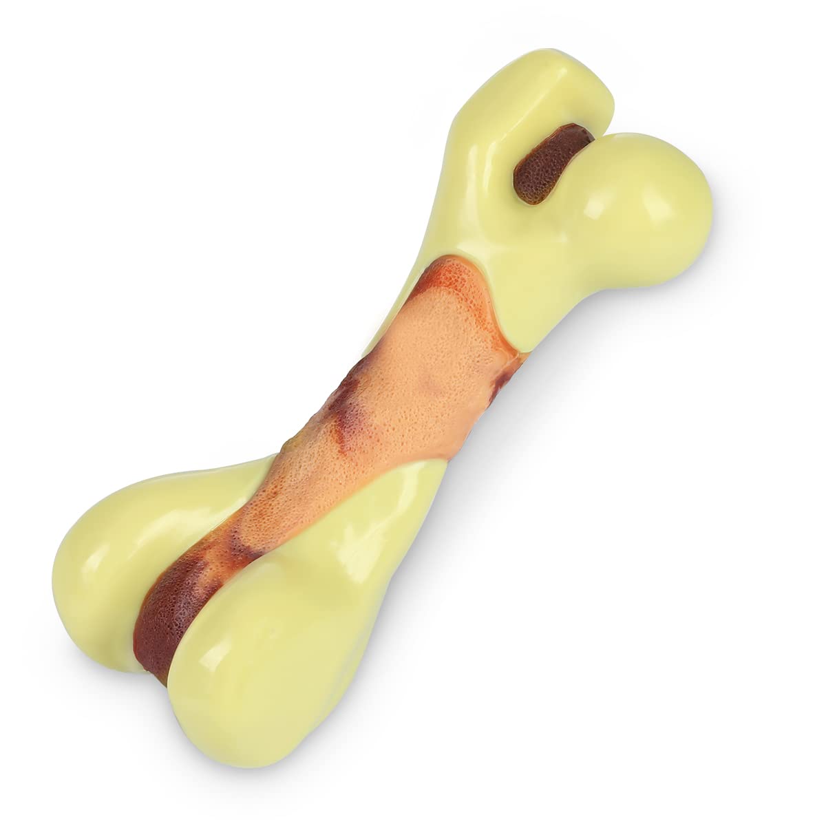 Tikaton Dog Chew Toys For Aggressive Chewers, Peanut Butter Flavor Durable Dog Teething Chew Toys Bones For Large/Medium/Small P