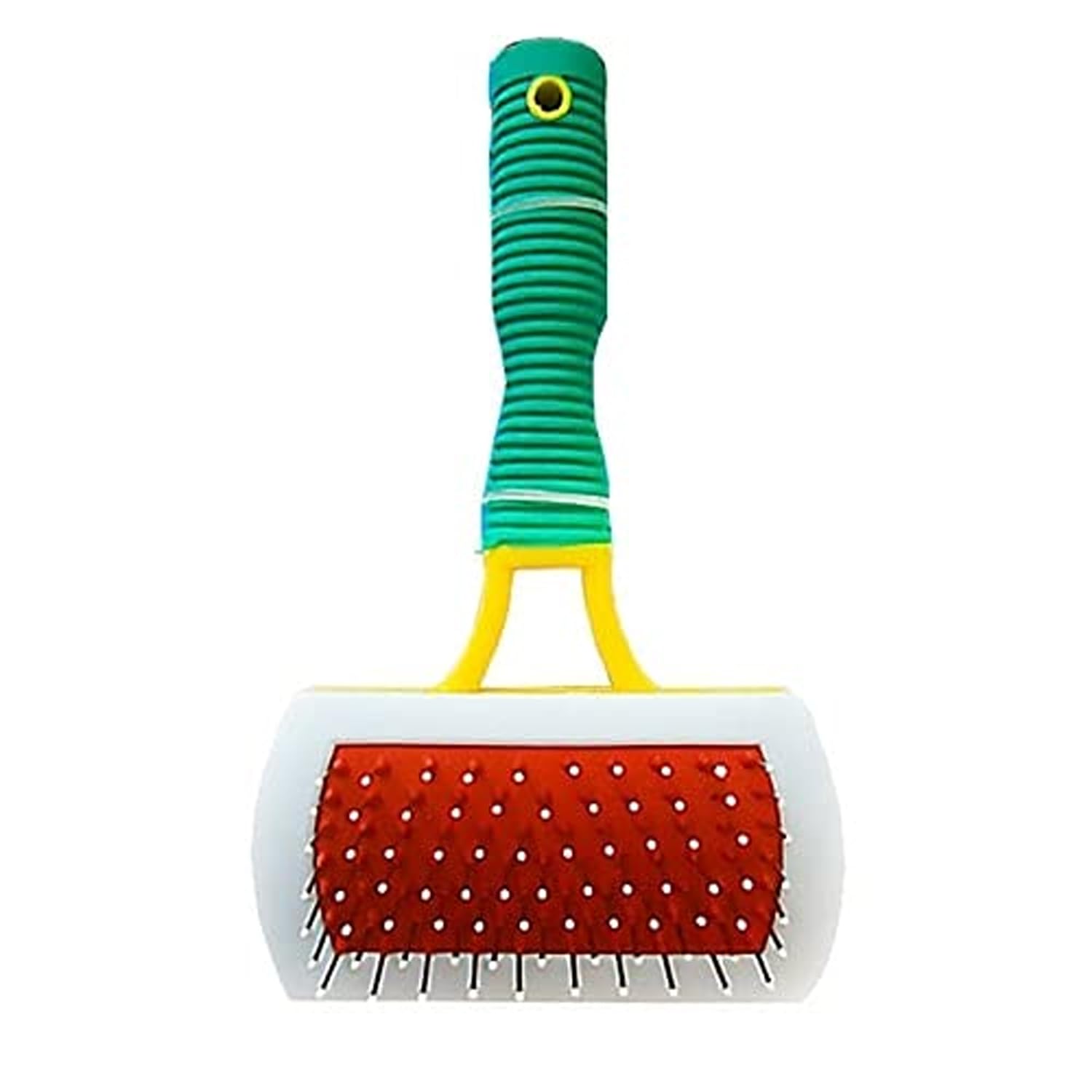 Emily Pets Dog Grooming Slicker Brush, Cat Dog Grooming Slicker Massage Brushes, Soft Bristle Bath Brush For Cats, DoubleSided 