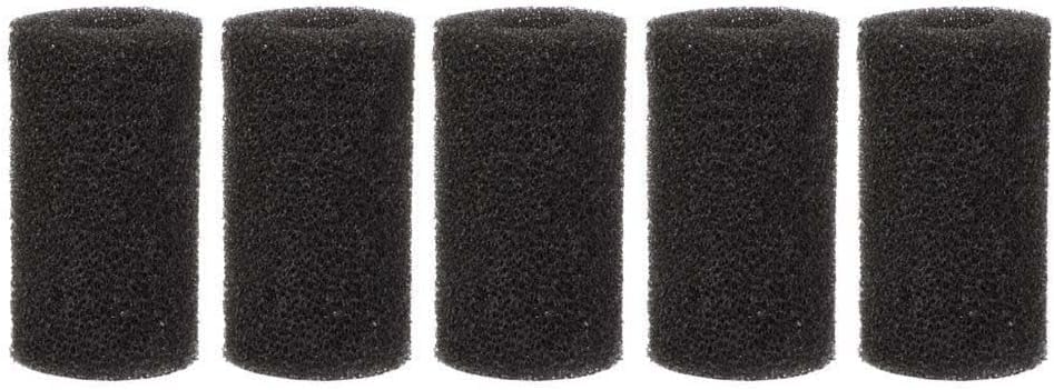 Sluswallow 5Pcs Black Aquarium Filter Sponges,Aquarium Pre-Filter Sponges Filter Intake Sponge Strainer Foam Guard Cover For Fre