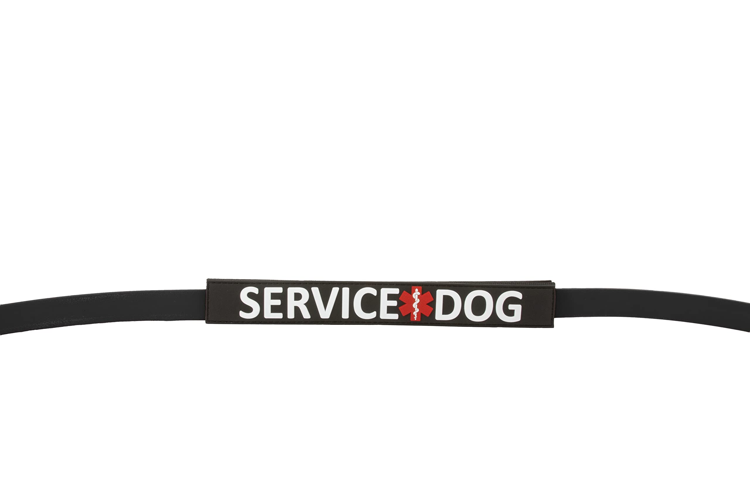 Tacticollar - Dog Leash Sleeves, Double Sided, Highly Visible, Provide Advanced Warning to Prevent Accidents (Service Dog)