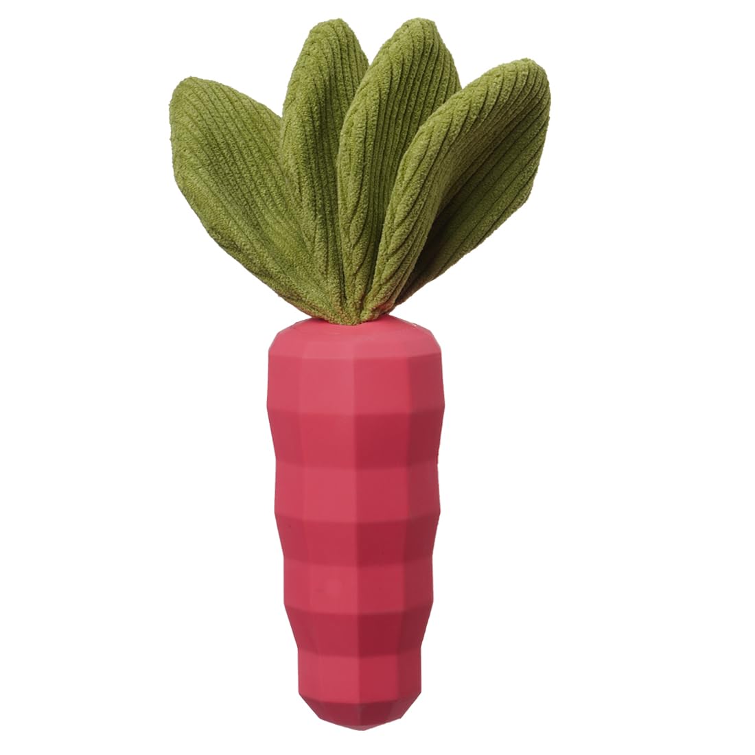 MewaJump Easter Toys Dog Squeaky Chew Toys for Aggressive Chewers, Rubber Carrot Dog Toys for Training and Cleaning, Durable Int