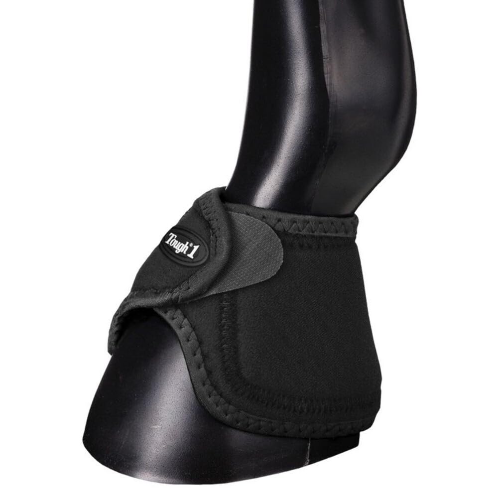 Tough 1 Performers 1St Choice No Turn Bell Boots, Black, Medium
