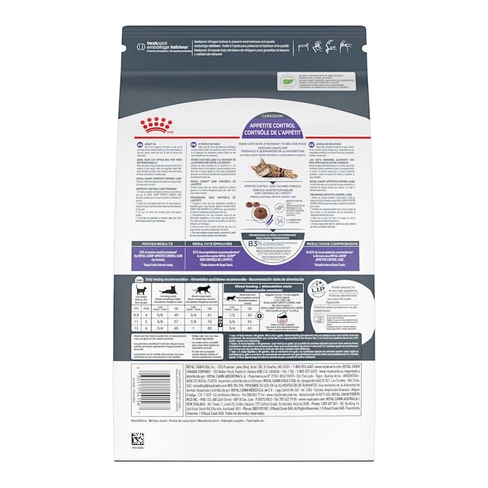 Royal Canin Appetite Control Spayed/Neutered Dry Adult Cat Food, 6 lb bag