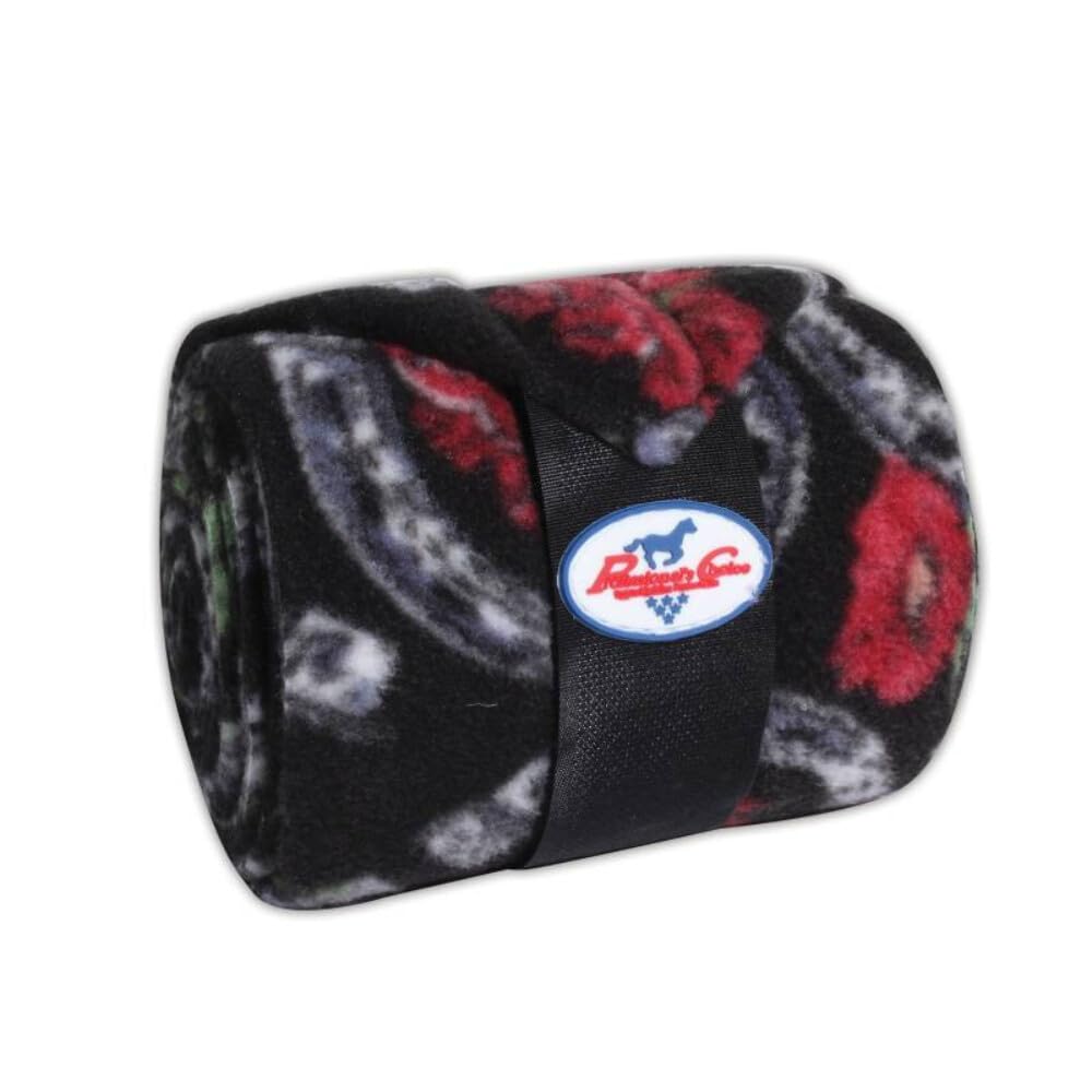 Professional'S Choice Polo Wraps Double-Sided Fleece | Secure Hook And Loop Closure | Nine Feet Long | Machine Washable | Santia
