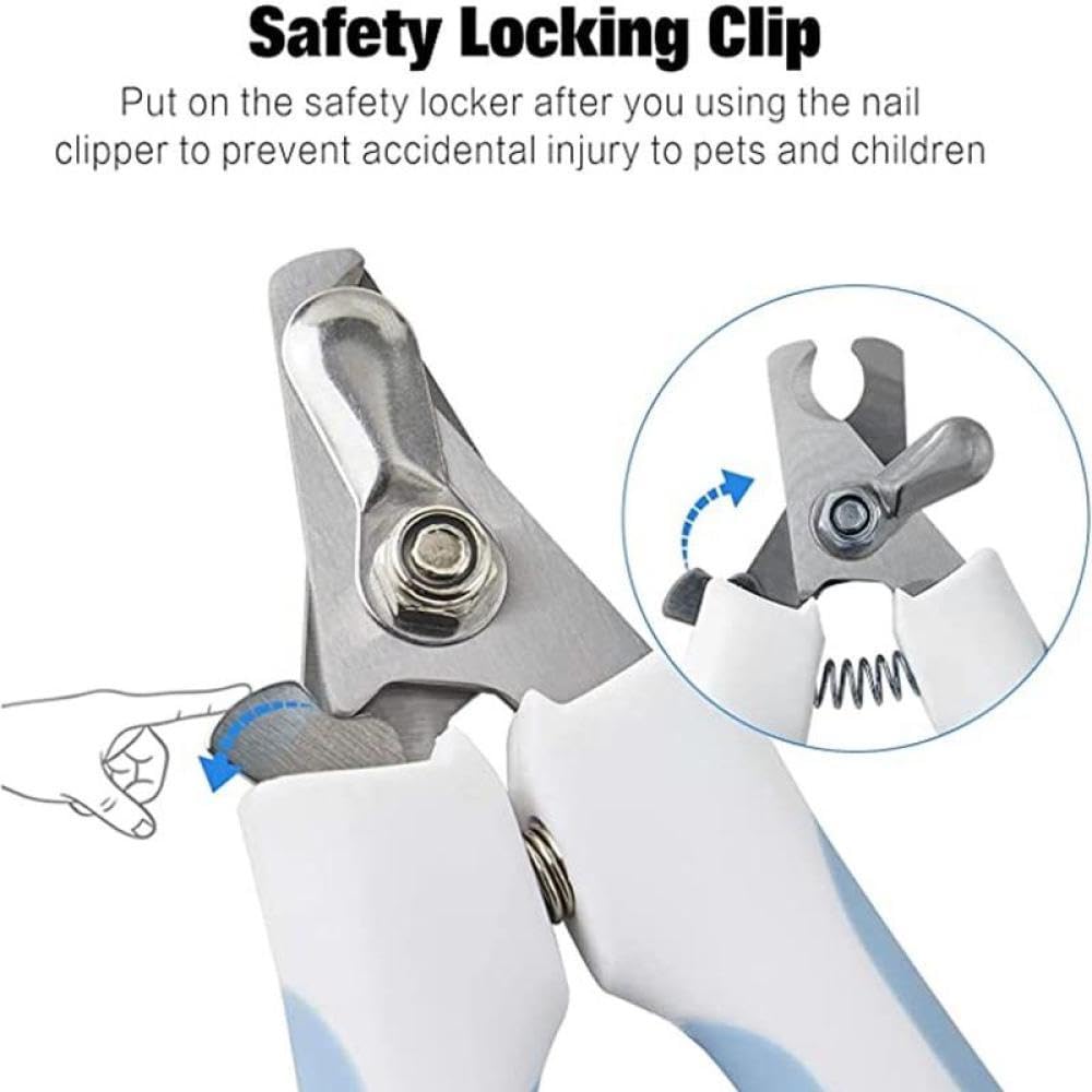 Vesslam Cat Nail Clipper&Dog Nail Clipper, Sharp Blade, With Safety Guard- Avoid Over Cutting Pet Nail Clippers, Professional Pe