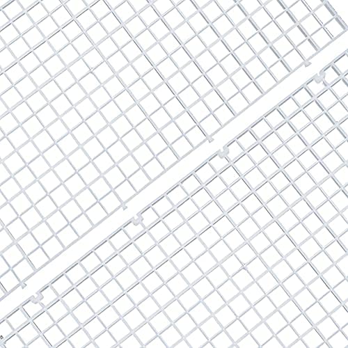 Aquarium Fish Tank Bottom Isolation, Grid Divider Tray Egg 4 Pcs (L 4Pcs)