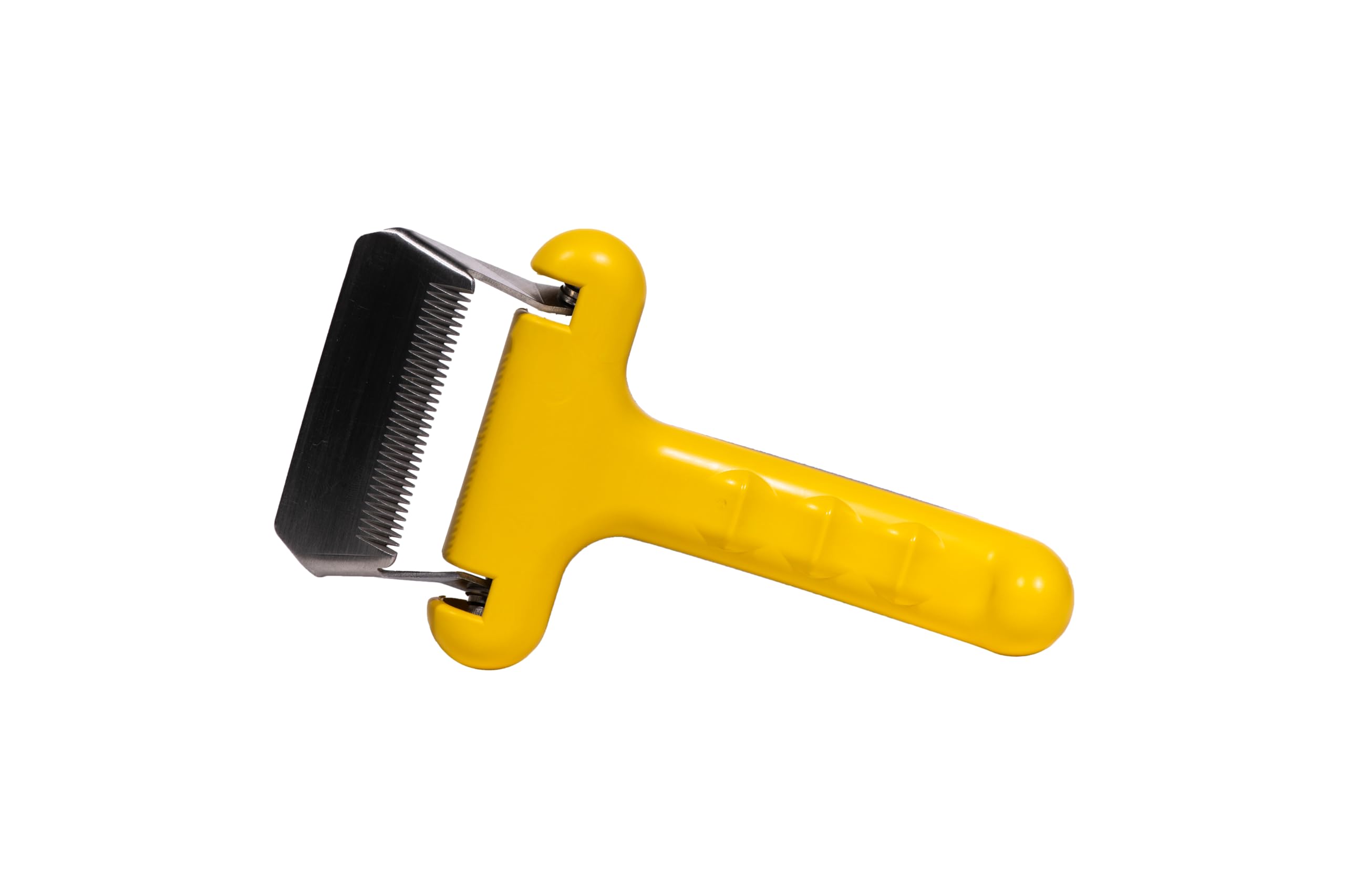 Coat Tender-The Ultimate Carding Tool (Medium-Yellow)