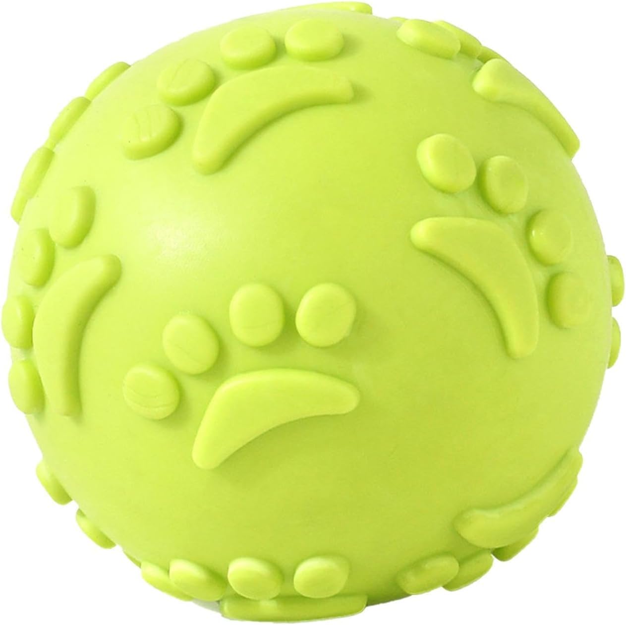 Agirav Tails Latex Rubber Squeaky Dog Chew Ball Toy (Claw Ball, 6CM) Durable + Safe Fetch Teething Dog Toy for Puppies and Small