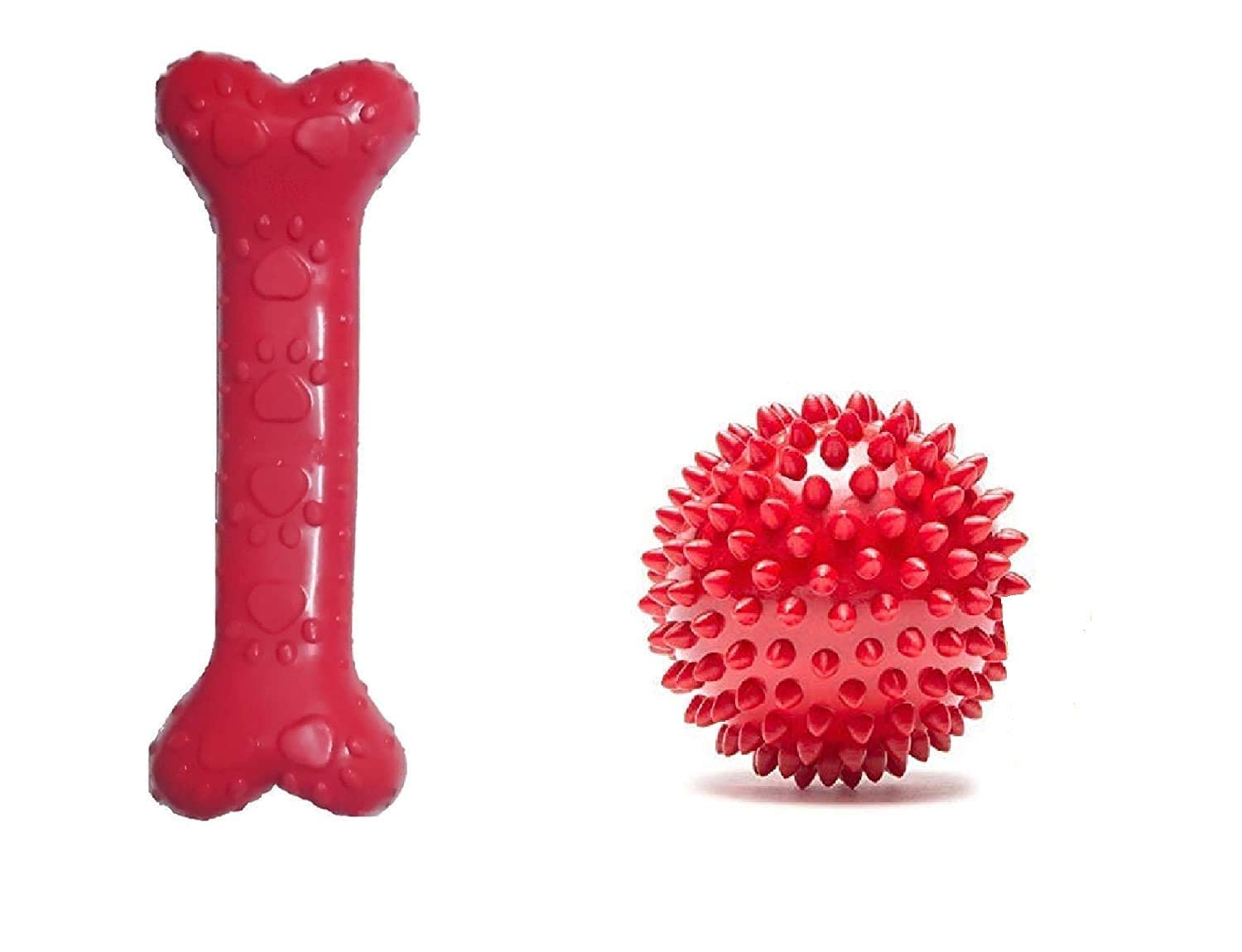 Woofy Superbite 8 Inch Toy For Dog Bone Chew, Tpu Puppy Teething Toy (Bone)