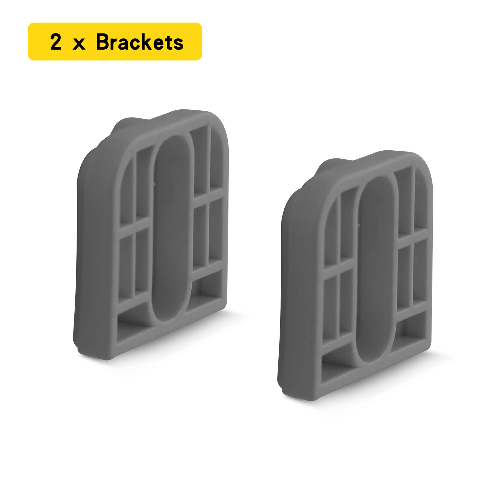 Dearlomum Retractable Baby Gate Replacement Parts, Original Hardware Set (Including 2 x Latchs + 2 x Brackets + 1 Set of Screws)