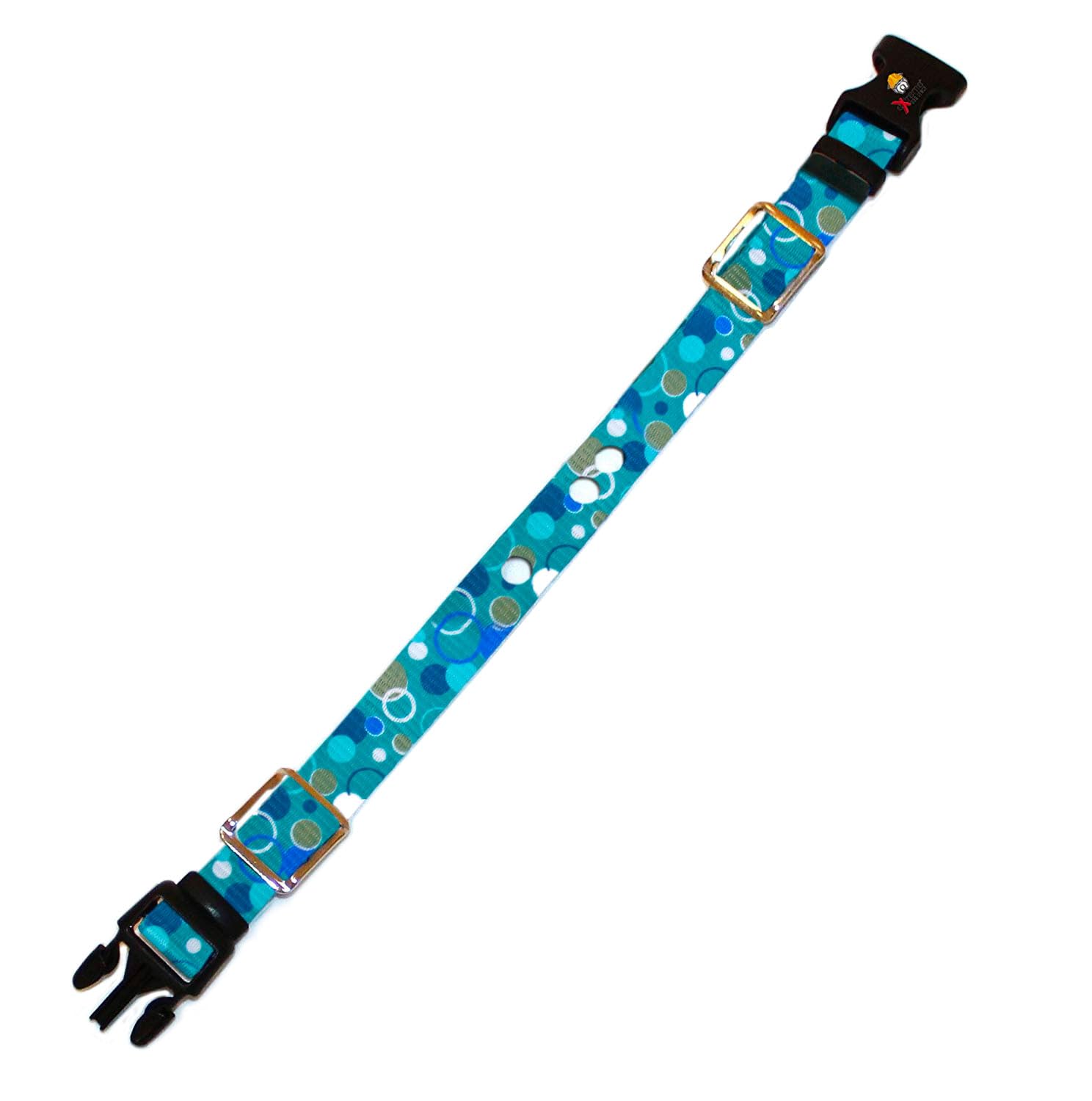 Heavy Duty Replacement Strap For Electric Dog Fences And Bark Collars With The Rugged Lock-Easy Release Clip - Blue Bubbles | Me