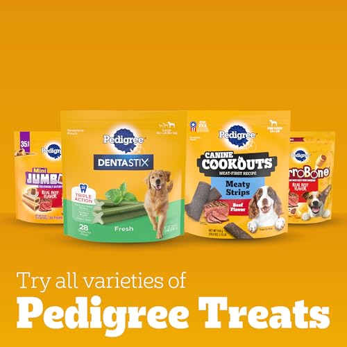 PEDIGREE DENTASTIX Small/Medium Dog Dental Treats Original Flavor Dental Bones, 1.57 lb. Value Pack (45 Treats)