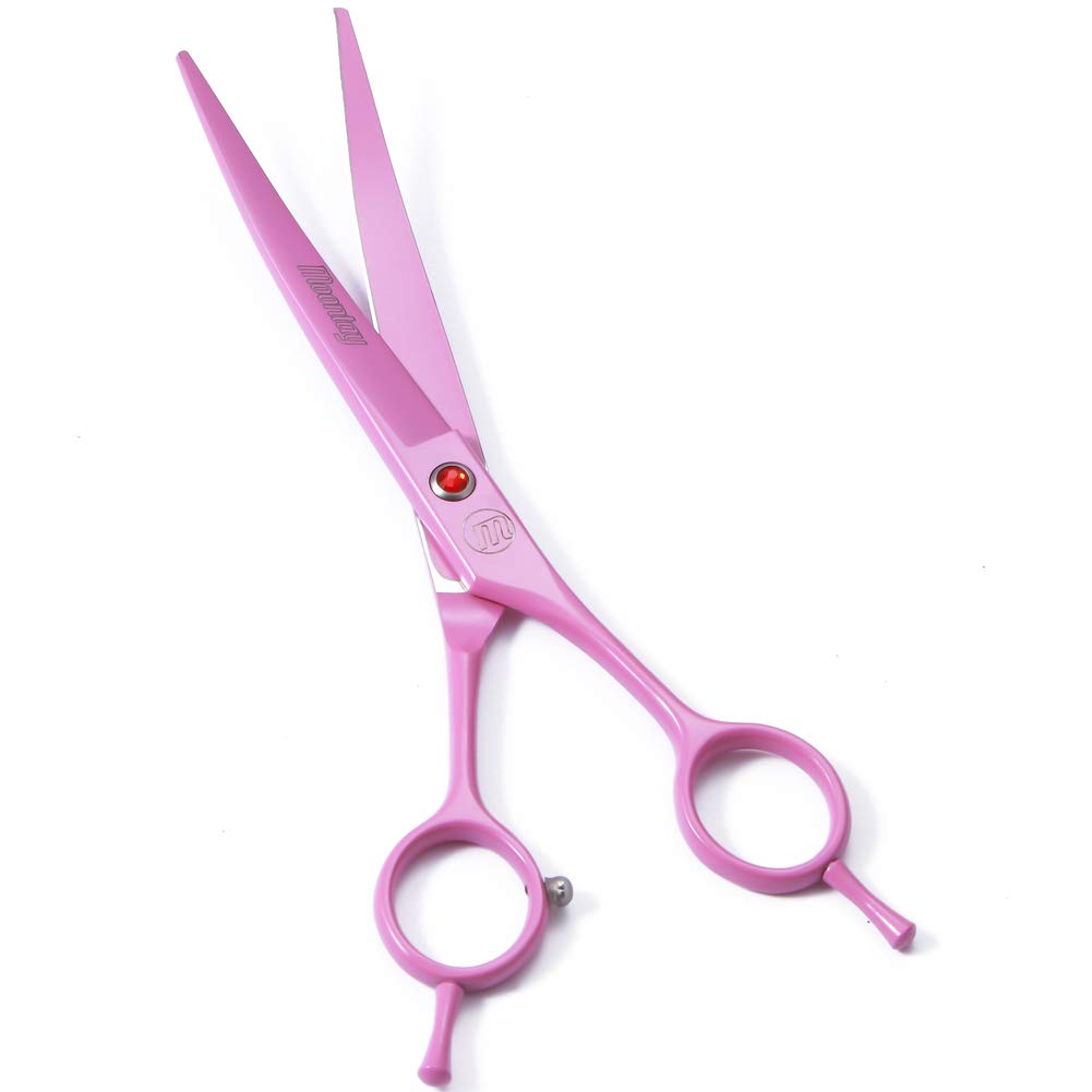 Moontay Professional Dog Grooming Scissors Set, 7 Inch8 Inch Pet Grooming Scissors Chunkers Shears For Dog, Curved Dog Grooming