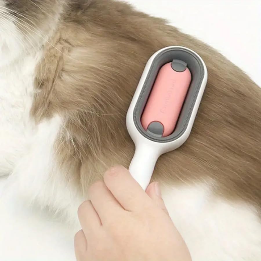 Dog Trust Cat Brush Self Cleaning Slicker Brushes, Pet Grooming Brush For Cats And Dogs, Pet Grooming Brush Tool Gently Removes 