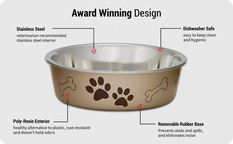 Loving Pets Bella Dog Bowl Size: Small (2' H X 5.5' W X 5.5' D), Color: Espresso