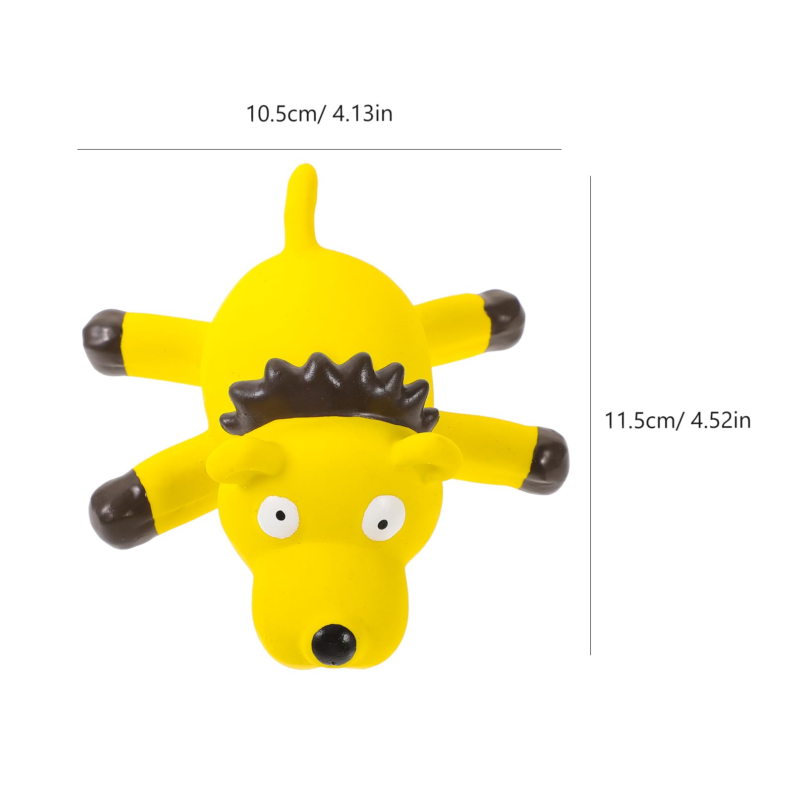 Logofun Dog Squeaky Toy Lion Dog Chewing Toy Latex Puppy Interacting Toy With Squeaker Latex Cartoon Animal Puppy Toy For Pet Su