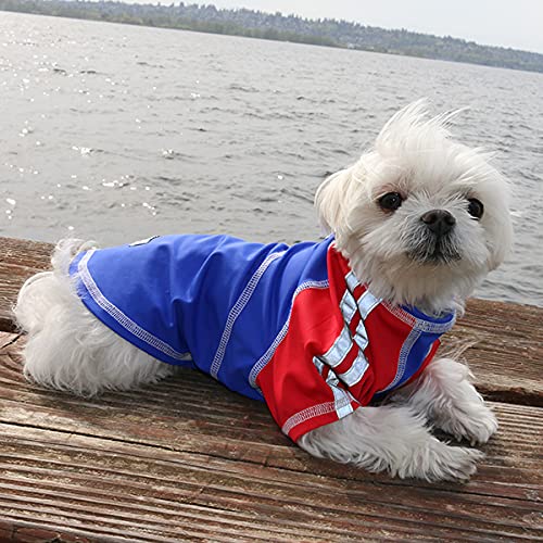 Louie de Coton Sun Shirt for Dogs & Cats | Size: 4XL | UV Protection Cooling T-Shirt for Pets | UPF50+ Max Protection from Sunbu