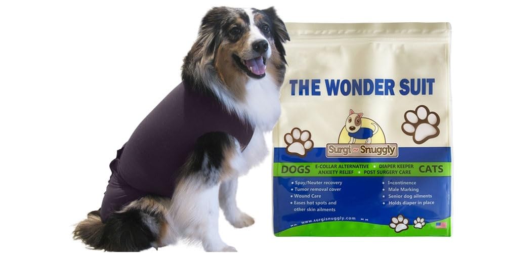 Surgi~Snuggly Disposable Dog Diapers Keeper - for Male and Female Dogs - Wrap Around Legs for Superior Fit