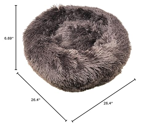 Pet Life A Nestler High-Grade Plush And Soft Rounded Dog Bed