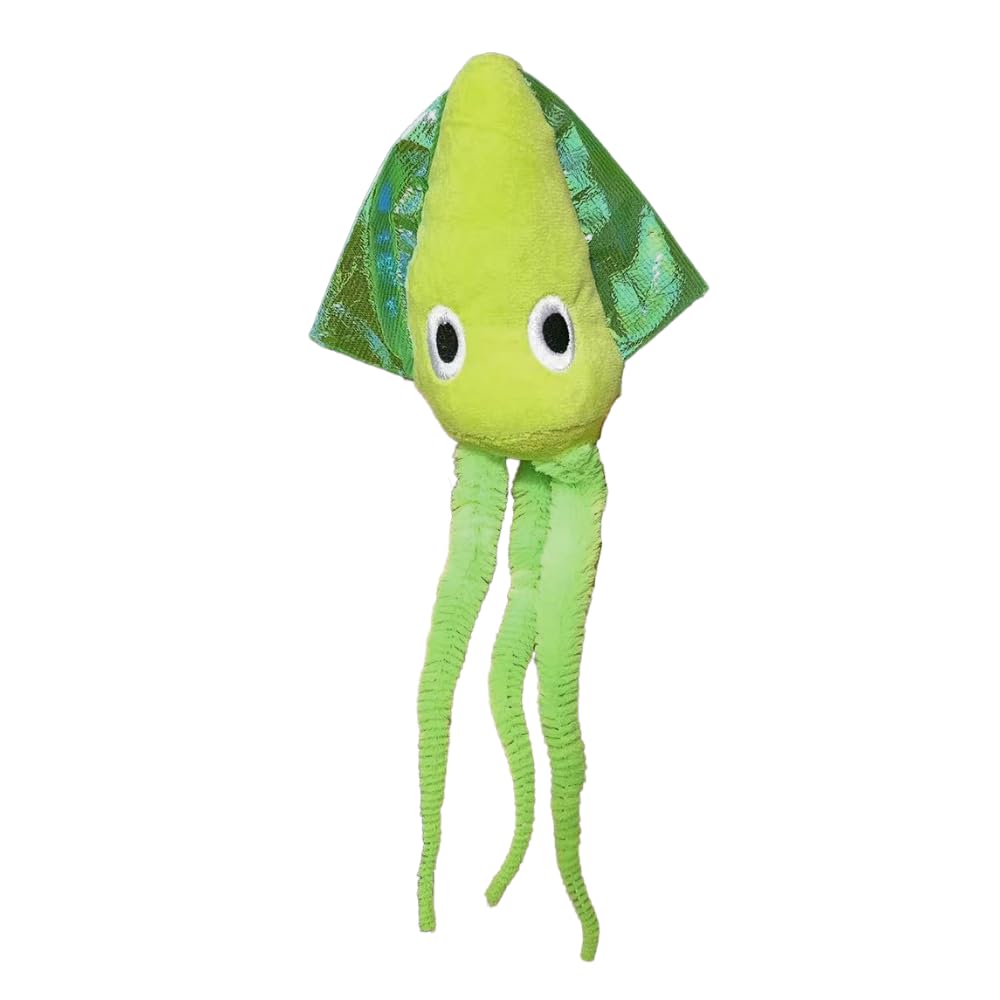 Gishiki Catnip Infused Sea Squid Cat Toy, With Stretchable Tentacles, Plush Natural Material, Premium Catnip Infused, Interactiv