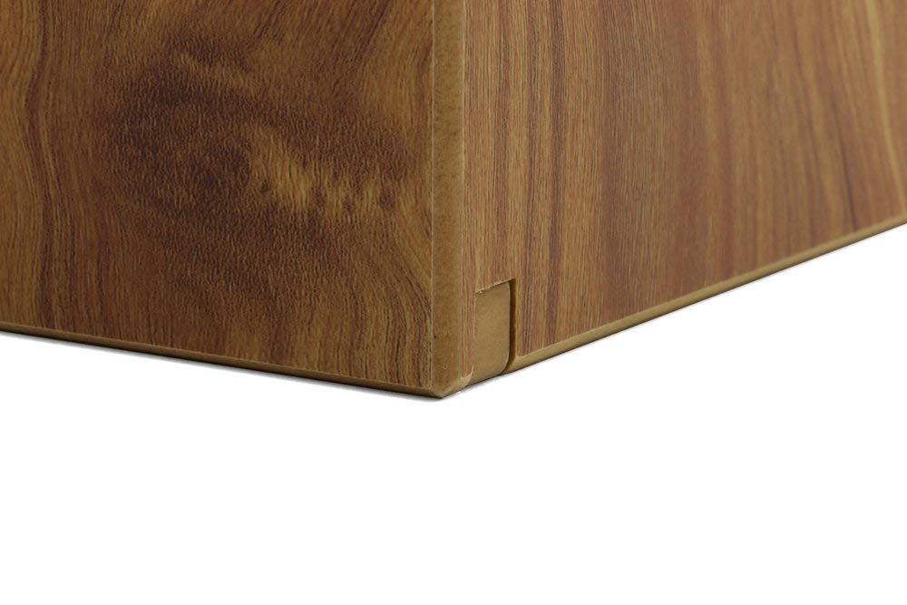 Near & Dear Pet Memorials MDF Pet Photo Cremation Urn, 200 Cubic Inch, Natural Grain Finish