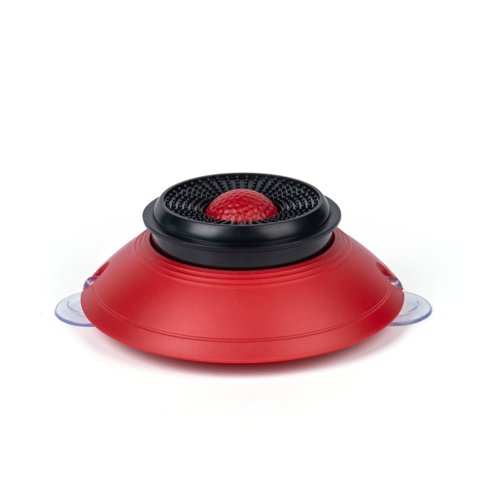 Heavenglow SpillProof Lick Feeder Interactive Feeding AntiSlip Lick Bowl Enrichment Toy Dog Slow Feeder Bowl, Red