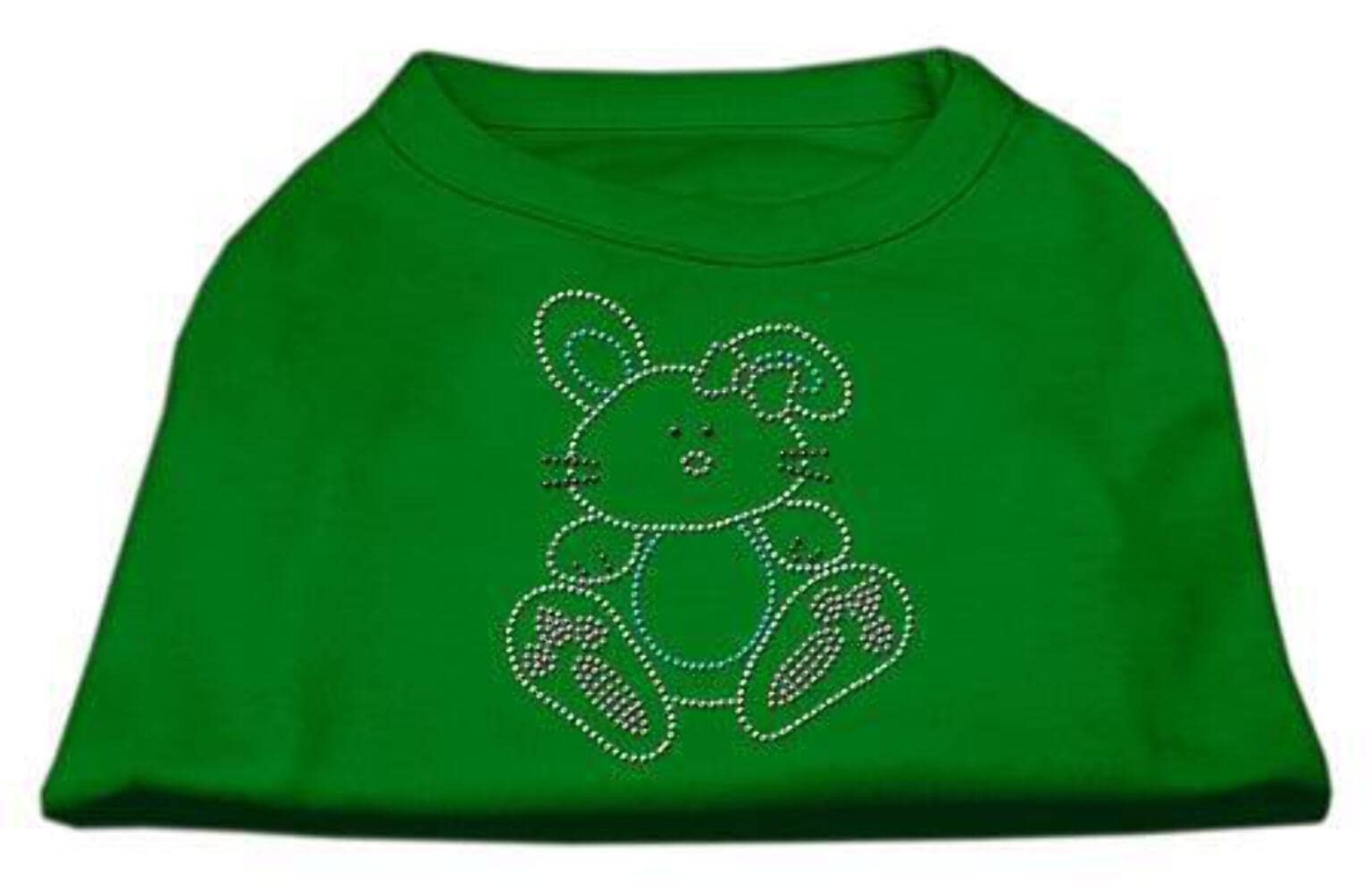 Mirage Pet Products Bunny Rhinestone Dog Shirt, Small, Light Pink