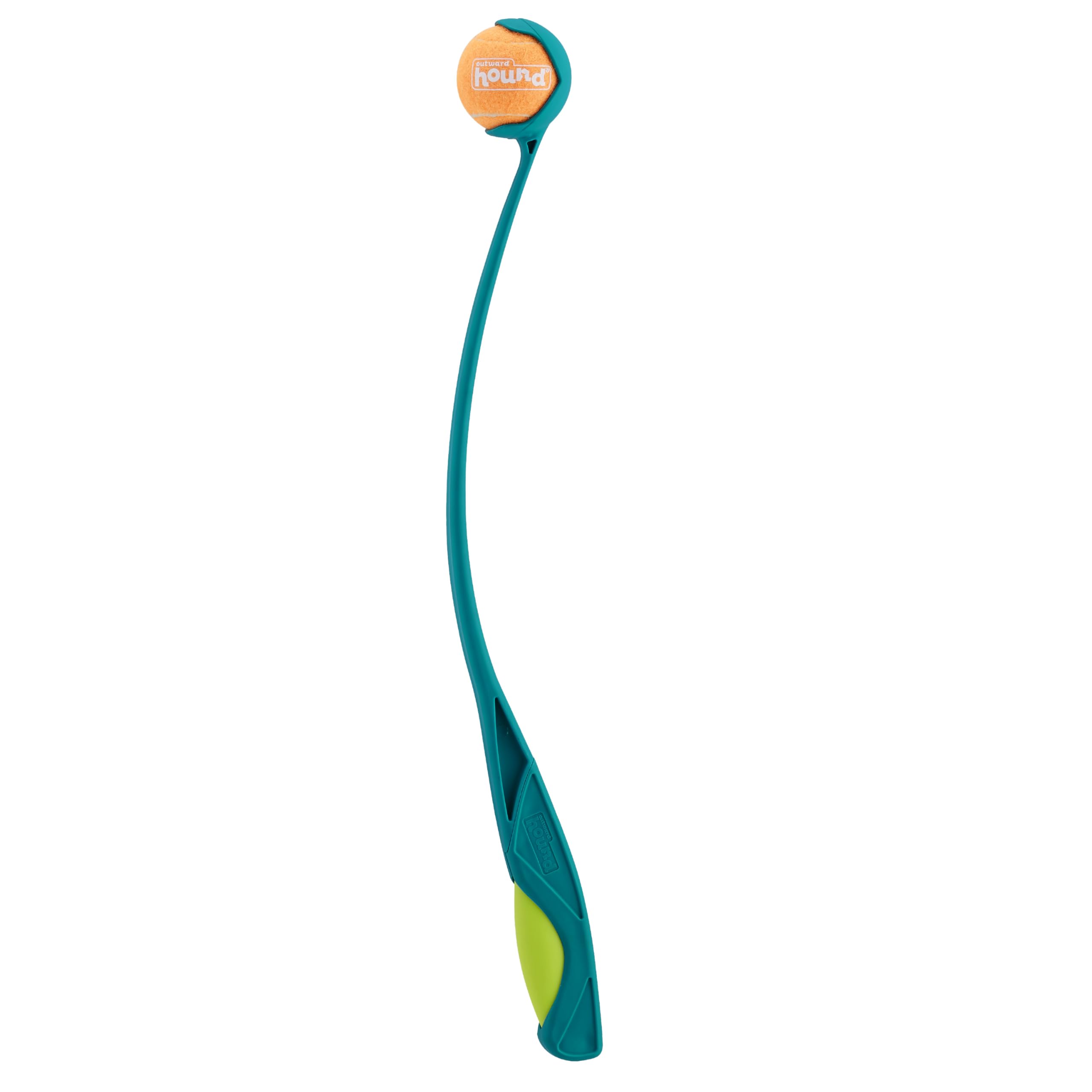 Outward Hound Launch A Ball Squeak Interactive Dog Tennis Ball Launcher With Squeaking Handle