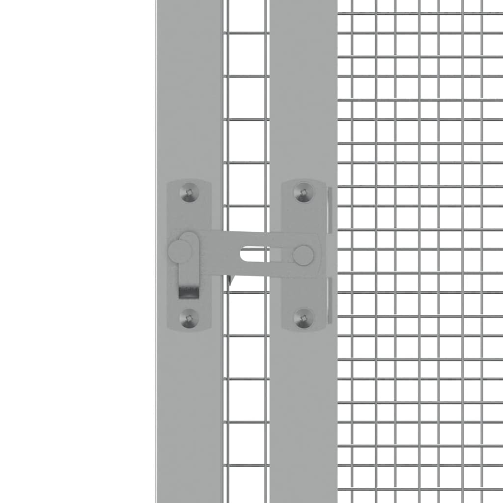 vidaXL Bird Cage Anthracite 119.1x127.8x83.3 Galvanized Steel