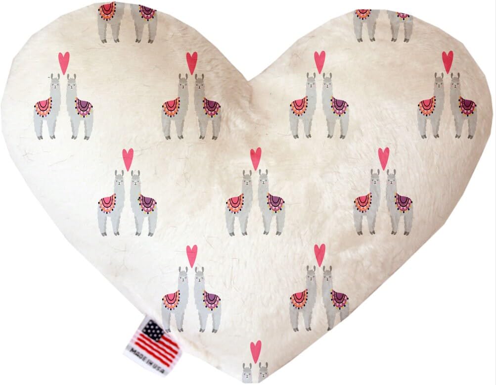 Pet and Dog Plush Heart or Bone Toy, "Valentine's Day Friends Group" (Available in different size, and 7 different patterns!) Foxy Love 8" Plush Bone