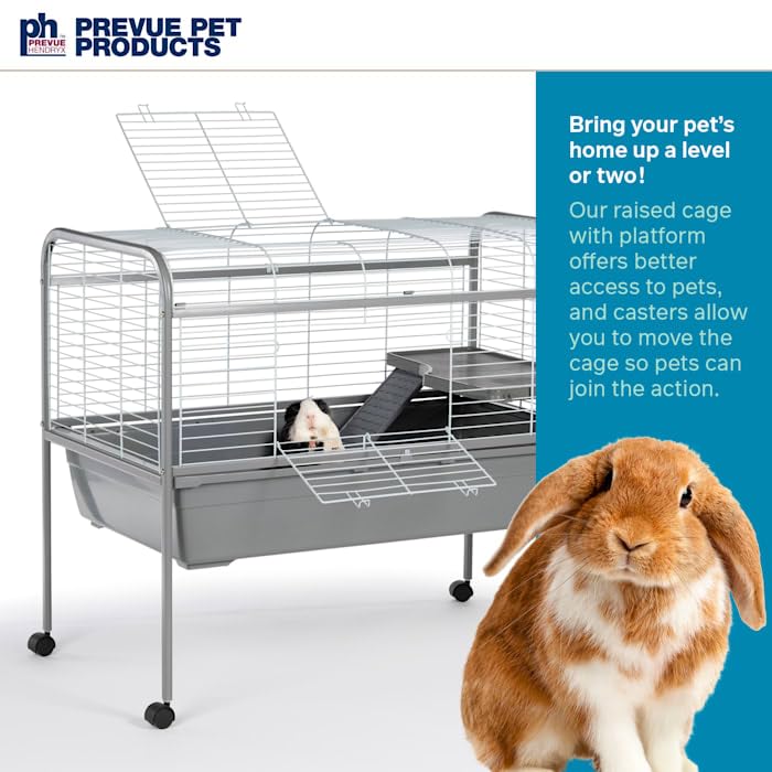 Jumbo Small Animal Home with Stand Gray