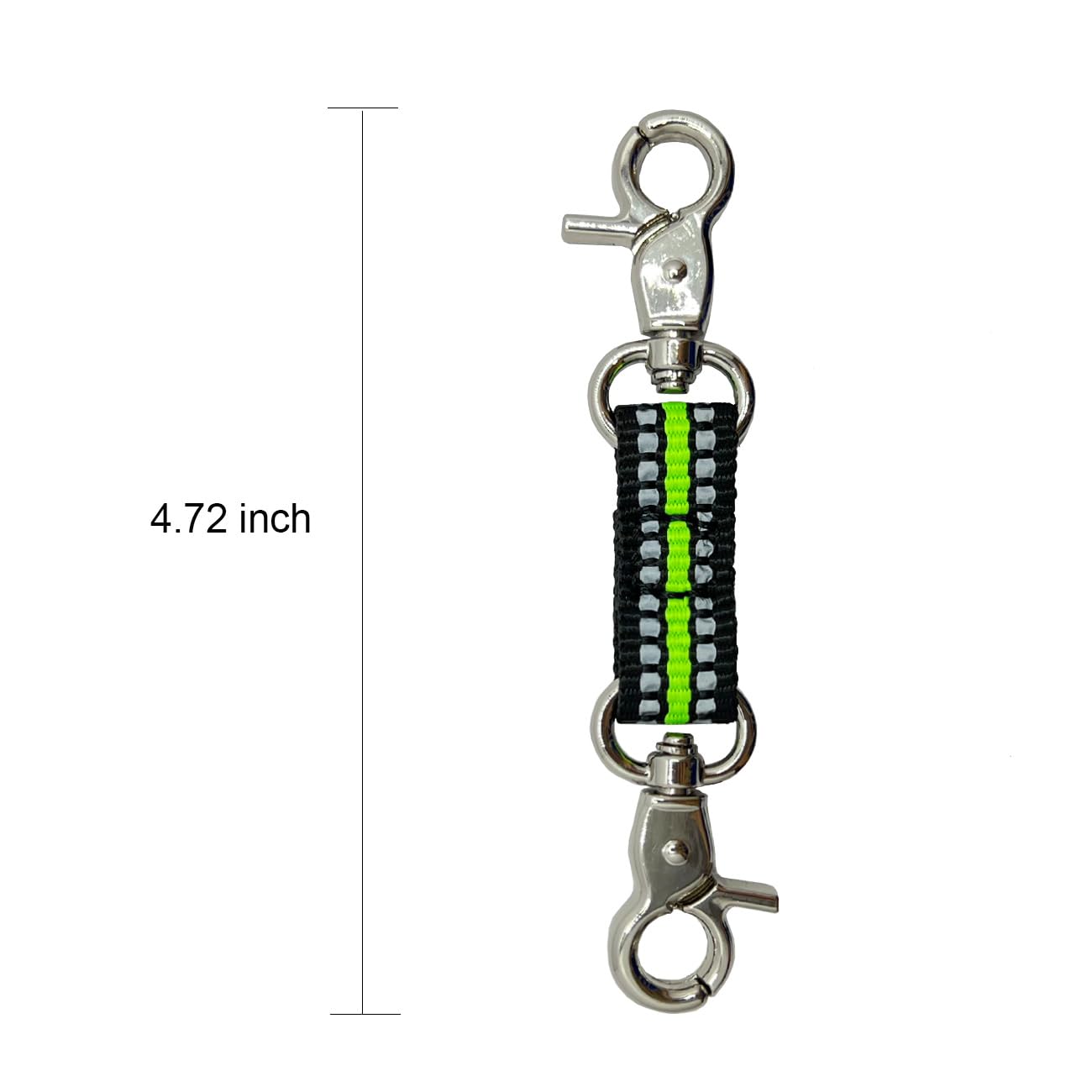 Backup Safety Clip For Small Medium Dog Collar,Prong Collar Clip For Mini Dogs,Double Ended Gentle Slip Collar Clip For Dog Harn