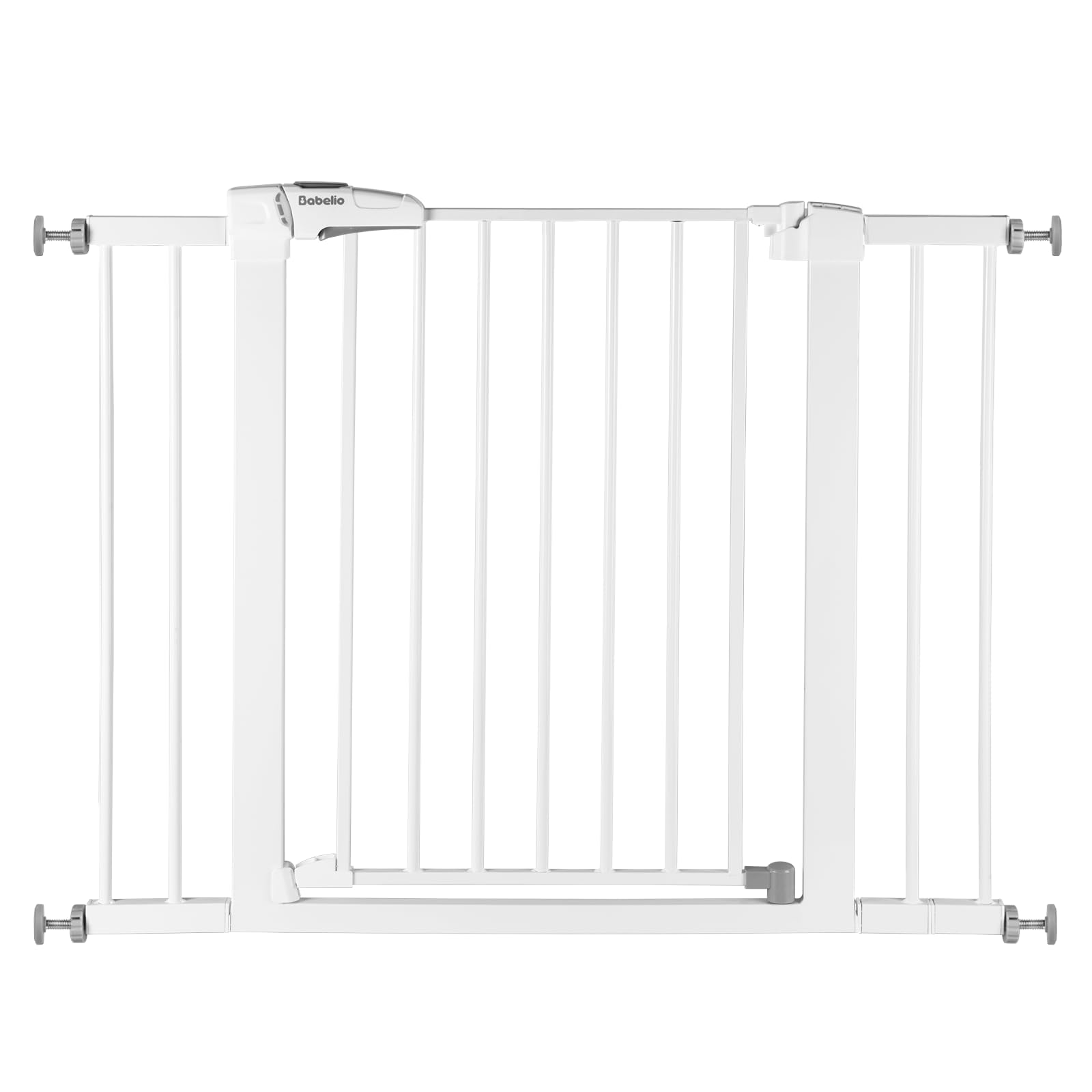 Babelio Baby Gate For Doorways And Stairs, 26-40 Inches Dog/Puppy Gate, Easy Install, Pressure Mounted, No Drilling, Fits For Narrow And Wide Doorways, Safety Gate W/Door For Child And Pets