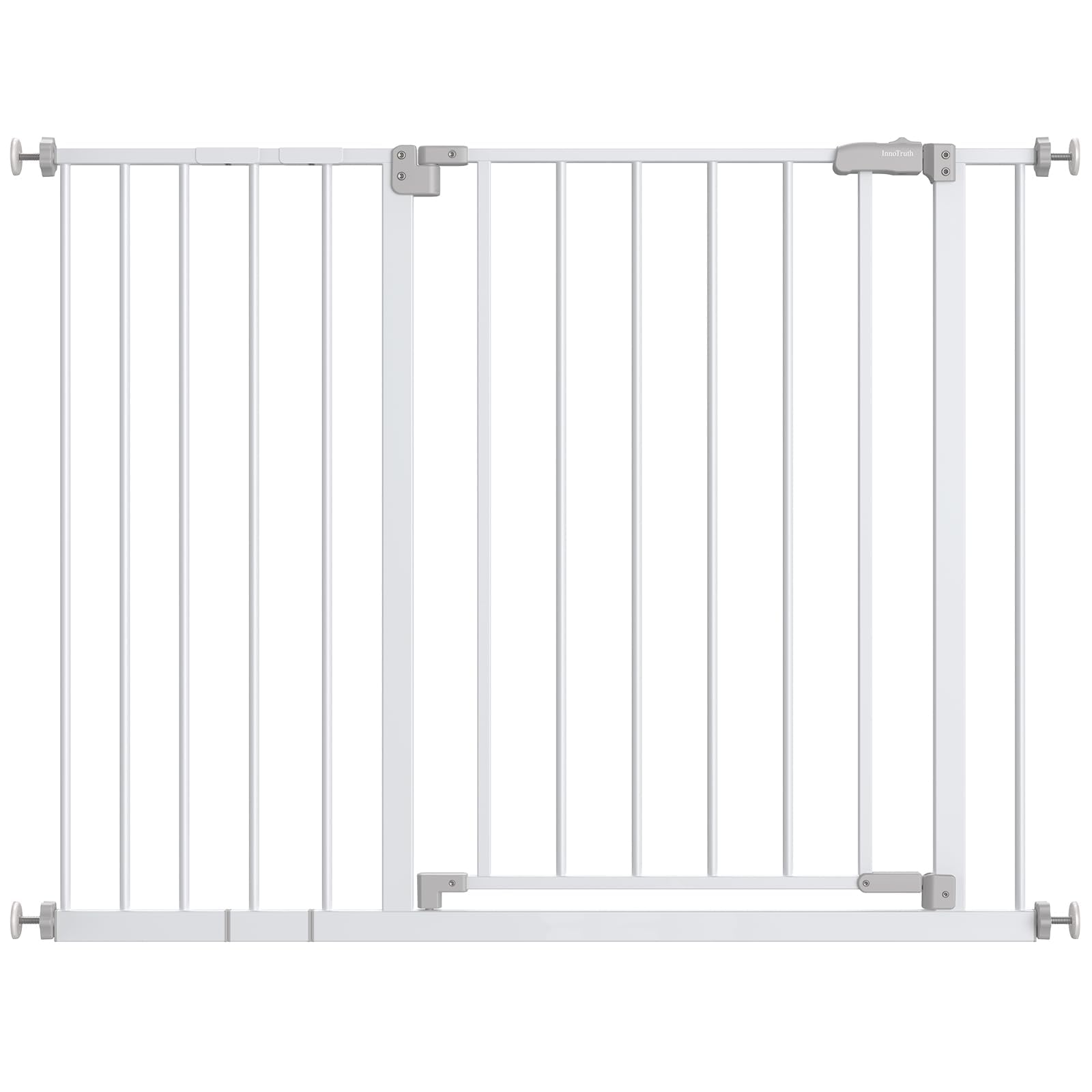 InnoTruth Dog Gate for Stairs, 29-39.6'' Width Baby Gate for Doorways, 36'' Tall One Hand Opening with Auto Close Pet Gate for T