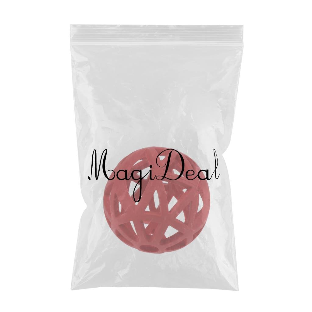 Myaddiction Pet Dog Cat Chewing Toy Interactive Training Ball Exercise Toy Red  S
