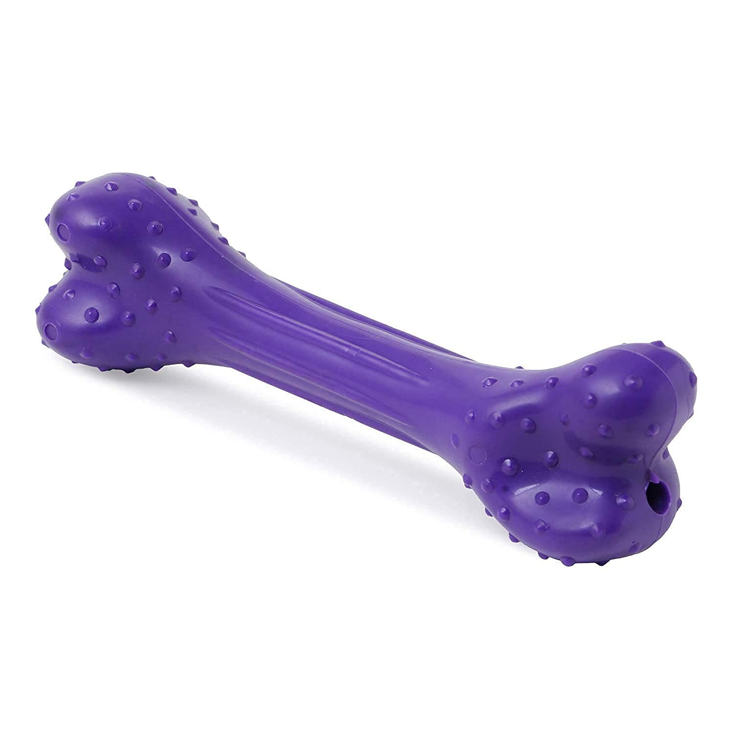 Psk Pet Mart Interactive NonToxic Natural Hard Rubber Chew Biting Teething Bone Toy For Dog & Puppies (Flavored Bone) (Multicol