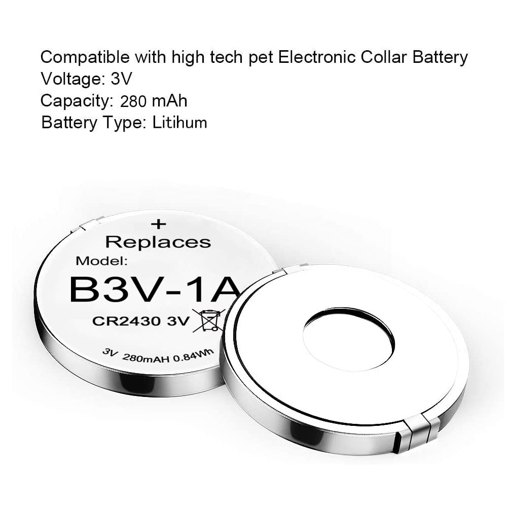 Abeden B3V 1A Lithium Replacement Battery Compatible With High Tech Pet Single Electronic Collar Battery For Model Ms-4 And Ms-5 14 Pack