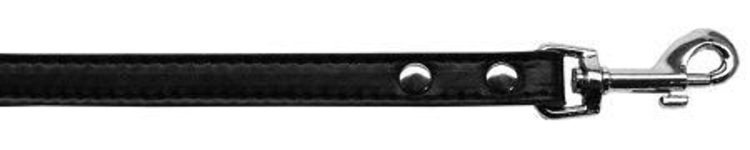 Mirage Pet Products Premium Plain Pet Leash, 1/2" x 6', White