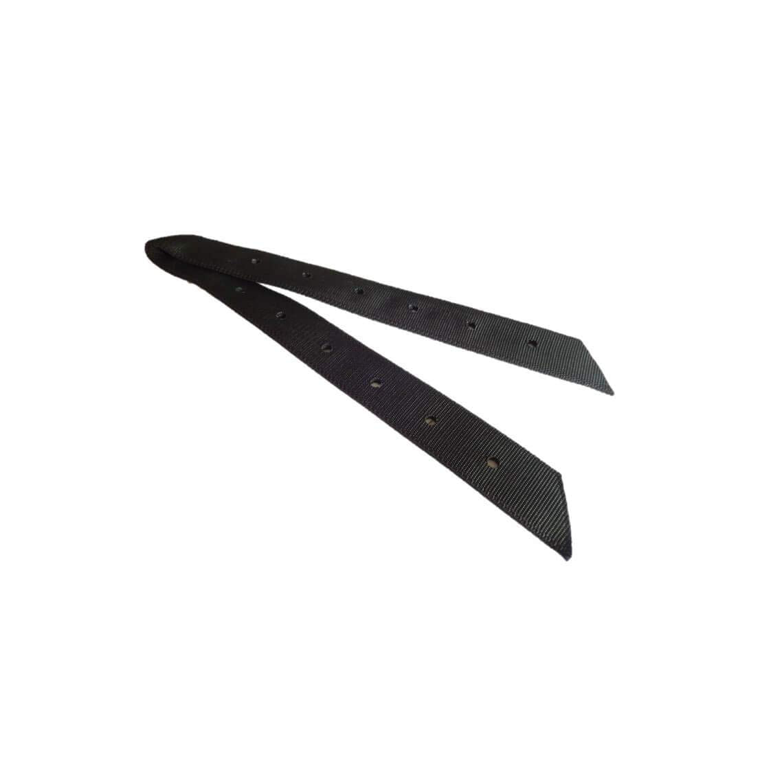 Black Leather 18 Inch Off Billet For Western Saddles