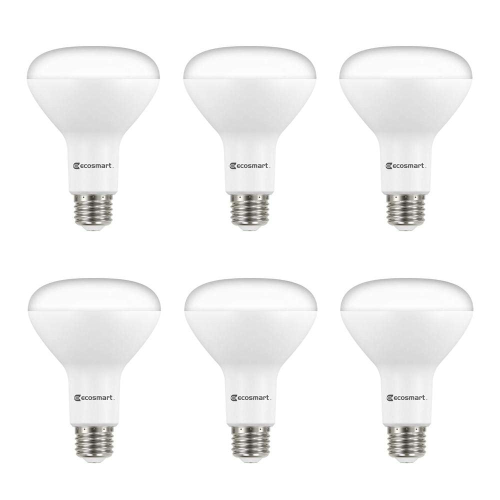 Ecosmart Led Technology Soft White 65W 85W Replacement Dimmable Light Bulb 6 Pack Br30 1001 729 291