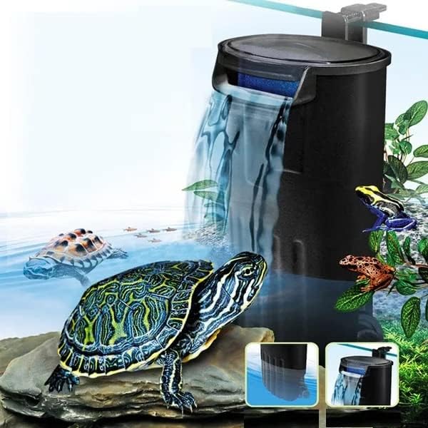 Venus Aqua Wp-208H Hang On Biochemical Filter Water Purifier Pump For Low Water Level Turtle Tortoise Reptile Terrarium Fish Tan