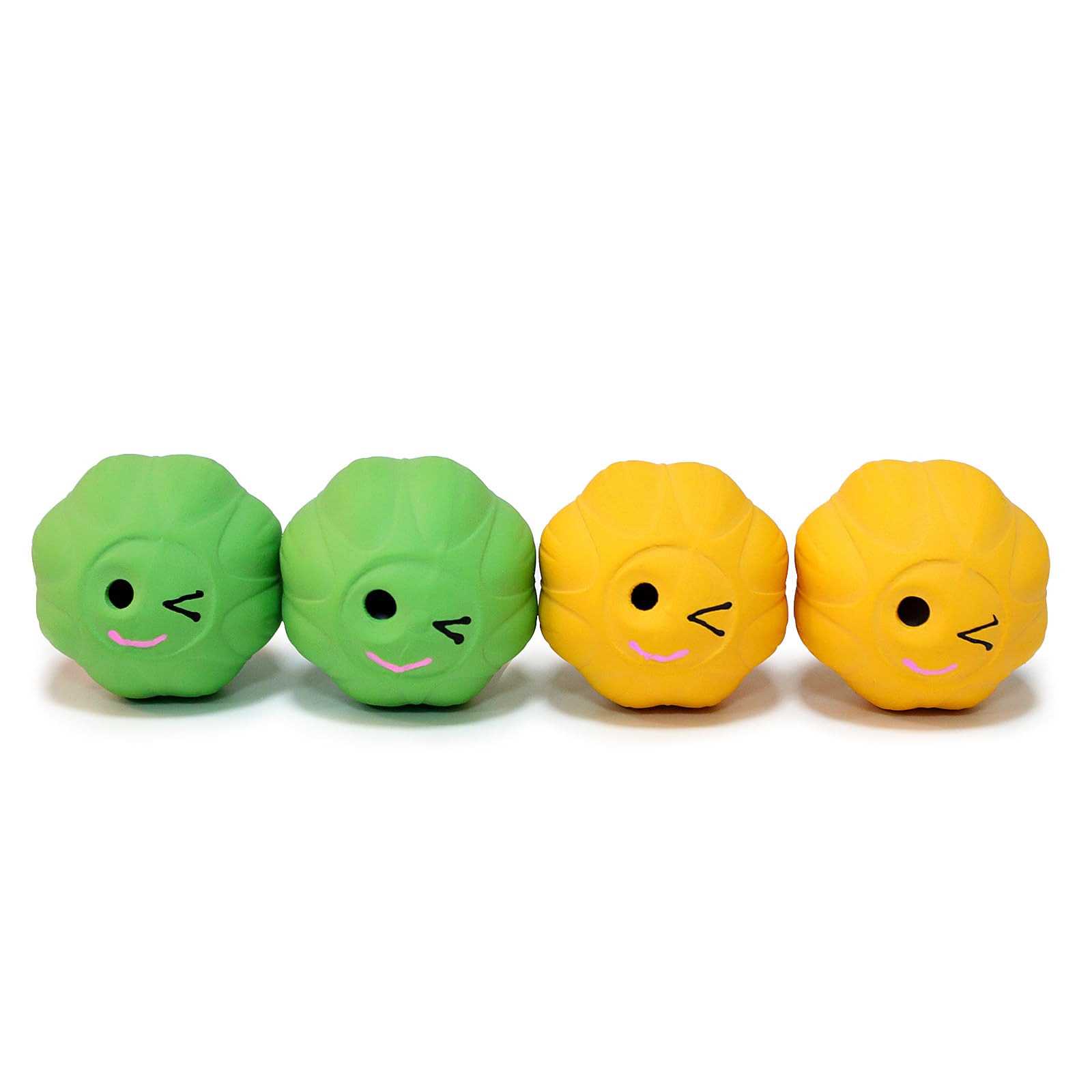 Krauzpet Cat Ball Toys With Bell And Catnip, 2    Bouncing Latex Rubber Pet Chew Toy Kitty Fetch Play Balls For Bored Indoor Adu